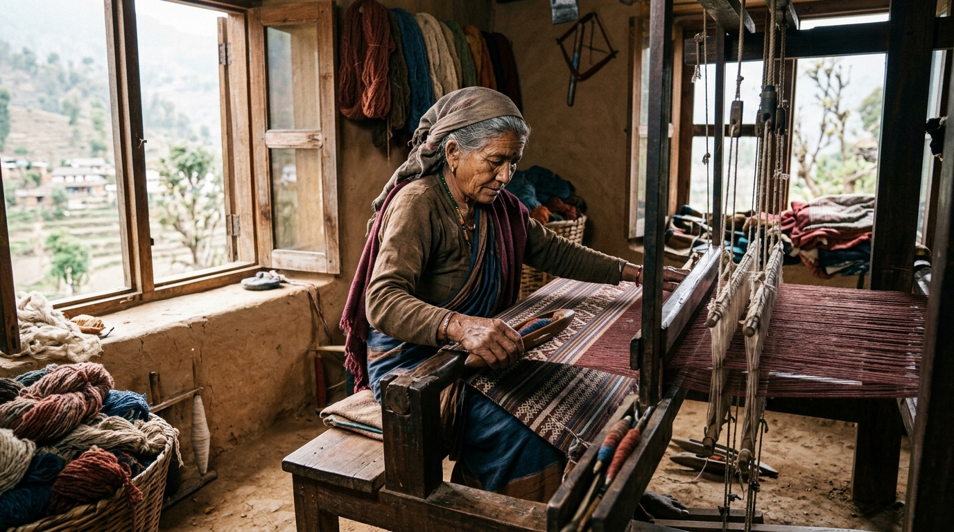 Behind the Scenes: A Day in the Life of a Saree Weaver